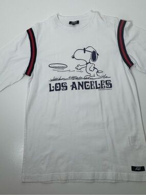 Peanuts Snoopy Los Angeles Short Sleeve Tee - White